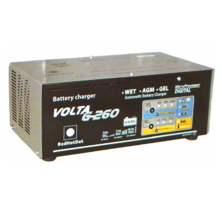 Устройство зарядное микропроцессорное RedHotDot VOLTA G-260 (6-12-24В). 319816