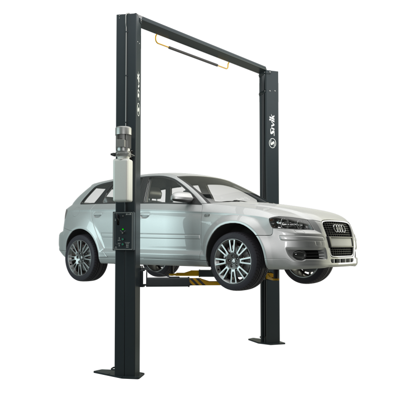 Подъемник двухстоечный г/п 4,3 т электрогидравлический с верх синхр (Серый) SIVIK ПГА-4300-КЕ