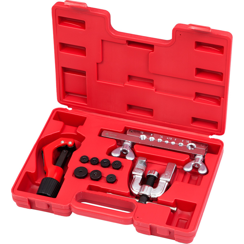 МАСТАК Приспособление для развальцовки и резки тормозных трубок, 4-16 мм, кейс, 10 предм 102-12416C