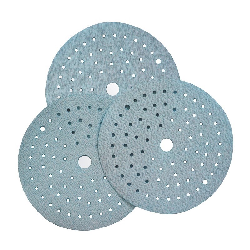 Абразивный материал в кругах D 150 на пластиковой основе Multiholes P320