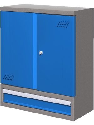 Шкаф настенный серии "CLASSIC"  — один ящик, синий  03.001М-5015