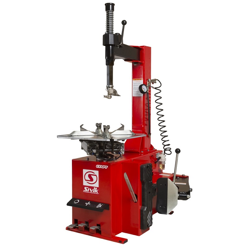 Шиномонтажный станок СИВИК КС-301A Старт (380В), диаметр дисков от 10" до 24", полуавтомат,  красный
