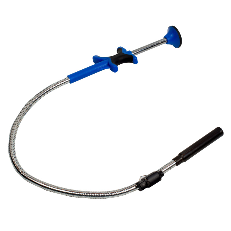 KING TONY Захват магнитный на гибком стержне 640 мм, подсветка 2129-24